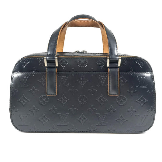 LOUIS VUITTON M55175 モノグラムマット シェルトン カバン ミニボストンバッグ ハンドバッグ モノグラムマットレザー レディース ネイビー
