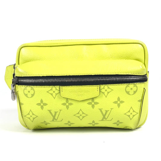 LOUIS VUITTON M30239 タイガラマ アウトドアメッセンジャーPM カバン クロス ショルダーバッグ ボディバッグ タイガレザー ユニセックス イエロー