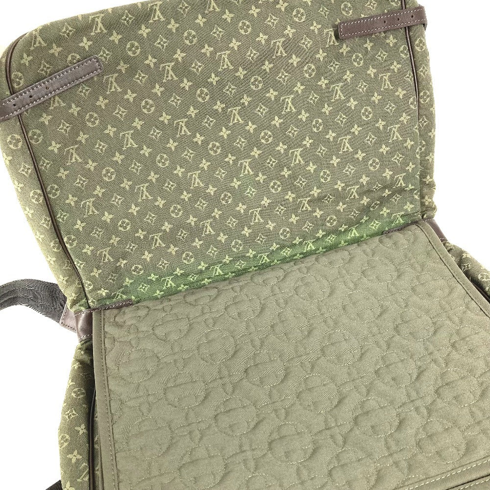 LOUIS VUITTON M42351 モノグラムミニ サックママン おむつ替えシート付 マザーズバッグ 斜め掛け 2WAYバッグ ハンドバッグ ショルダーバッグ モノグラムミニキャンバス レディース TSTカーキ カーキ