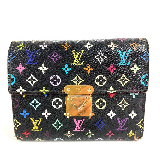 LOUIS VUITTON M58015 モノグラムマルチカラー ポルトフォイユ コアラ ポルトフォイユコアラ コンパクトウォレット 3つ折り財布 モノグラムマルチカラーキャンバス レディース ノワール ブラック