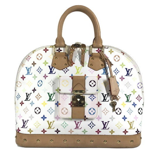 LOUIS VUITTON M40441 モノグラムマルチカラー アルマGM カバン トートバッグ ハンドバッグ モノグラムマルチカラーキャンバス ユニセックス ブロン ホワイト