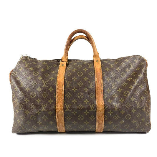 LOUIS VUITTON M41426 Monogram Keepall 50 Keepall 50 Old Model Bag Handbag Travel Bag Boston Bag Monogram Canvas Unisex Brown