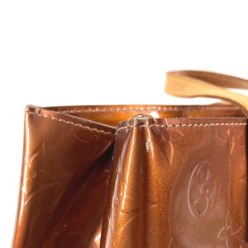 LOUIS VUITTON M91146 Monogram Vernis Reade PM Reade PM Bag Tote Bag Handbag Monogram Vernis Canvas Unisex Bronze Brown