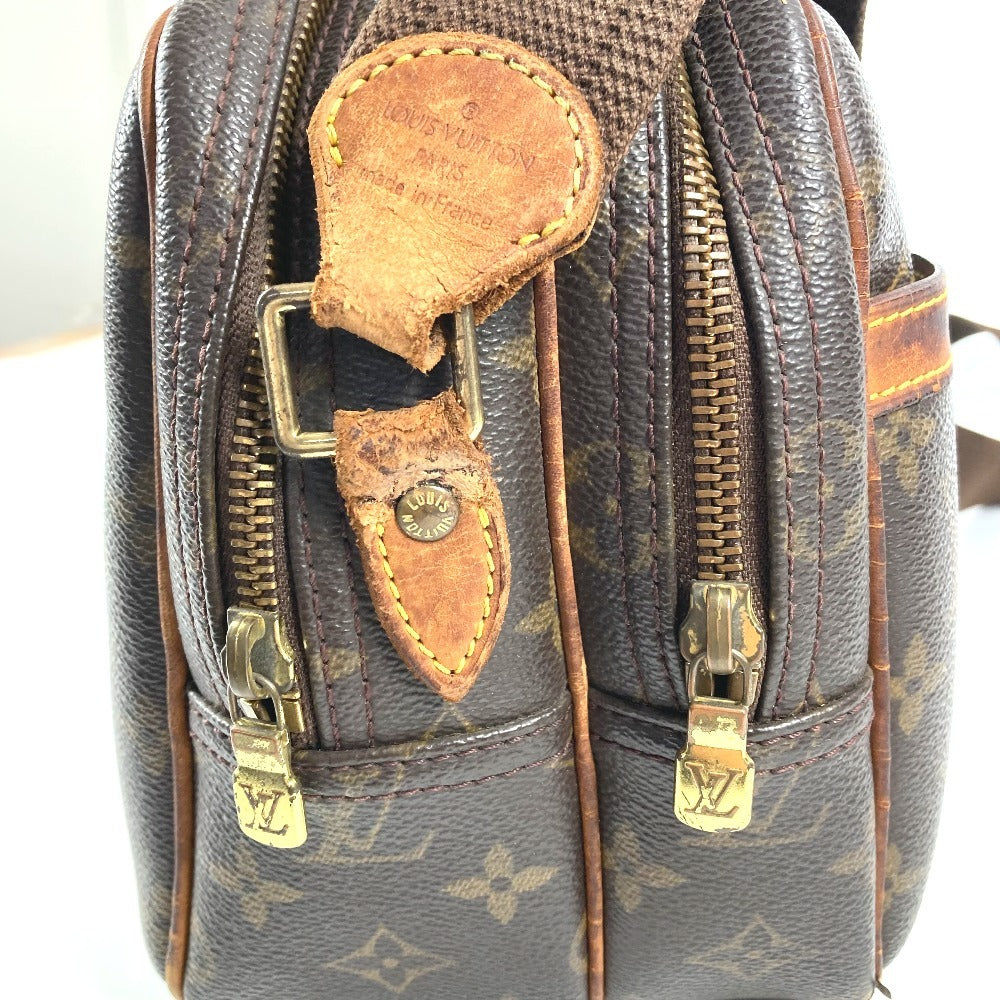 LOUIS VUITTON M45254 モノグラム リポーターPM リポーター PM 斜め掛け カバン ショルダーバッグ モノグラムキャンバス ユニセックス ブラウン