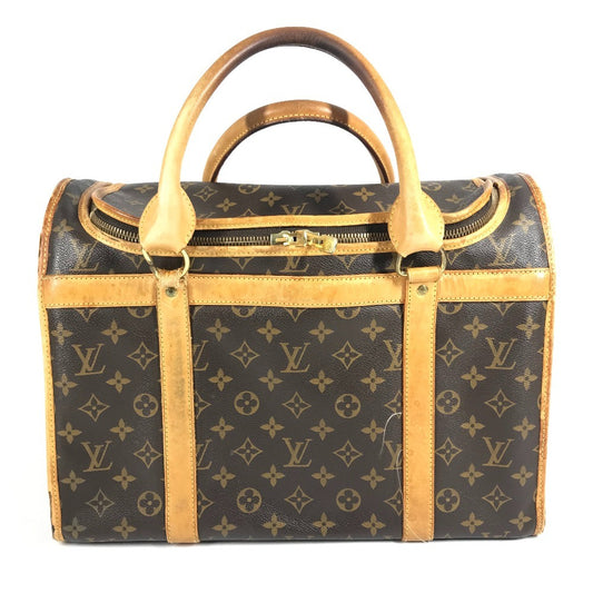 LOUIS VUITTON M42024 モノグラム サックシャン40 サックシャン 40 ペットバッグ ペットキャリー 旧型 犬 ドッグ わんちゃん ボストンバッグ モノグラムキャンバス ユニセックス ブラウン