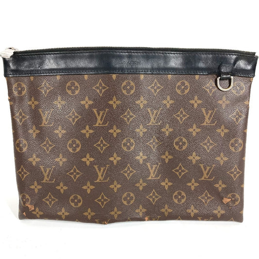 LOUIS VUITTON M69411 Monogram Macassar Pochette Discovery Bag Second Bag Pouch Clutch Bag Monogram Macassar Canvas Unisex Brown