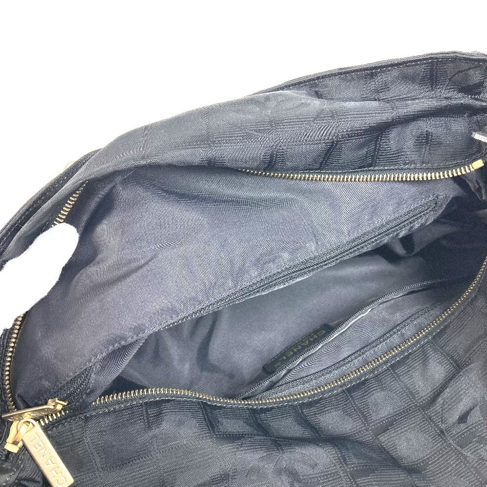 CHANEL A15825 New Travel Line GM New Travel Line GM Tote Bag Shoulder Bag Leather/Nylon Unisex Black