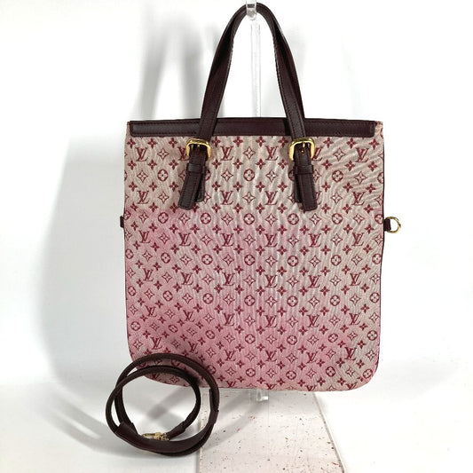 LOUIS VUITTON M92210 Monogram Mini Françoise Shoulder 2WAY Bag Handbag Bag Flat Bag Tote Bag Monogram Mini Canvas Women's Cerise Red