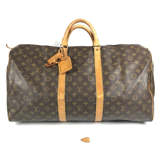 LOUIS VUITTON M41424 モノグラム キーポル55 キーポル 55 カバン ハンドバッグ 旅行バッグ トラベルバッグ ボストンバッグ モノグラムキャンバス ユニセックス ブラウン