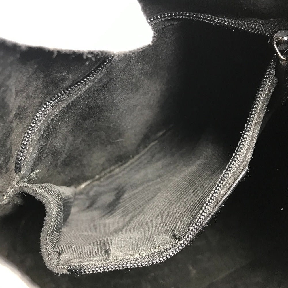 GUCCI 001 3738 GG ロゴ プラスチック ラウンド ハンドル 肩掛け カバン 巾着 巾着バッグ ハンドバッグ ショルダーバッグ GGキャンバス/レザー ユニセックス ベージュ