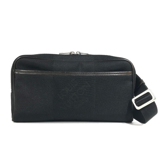 LOUIS VUITTON M93620 Damier Geant Acrobat Belt Bag Cross Shoulder Bag body bag Damier GeantCanvas Black Used