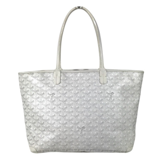GOYARD Artois PM Artois PM Bag Tote Bag shawl Shoulder Bag PVC/Leather White Used