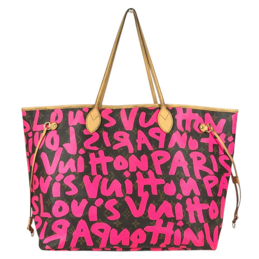 LOUIS VUITTON M93701 MonogramGraffiti Neverfull GM Neverfull GM Tote Bag shoulder bag Shoulder Bag MonogramGraffitiCanvas Fuchsia pink Used
