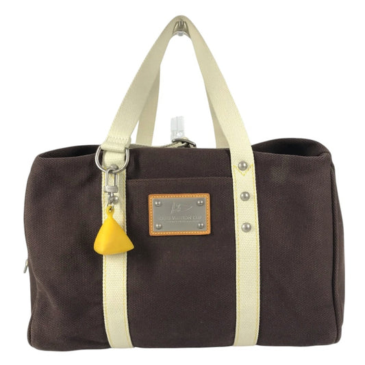 LOUIS VUITTON M80665 Antigua Sac Weekend Bag, Duffle Bag, Tote Bag, Travel Bag Shoulder Bag Canvas Brown Used