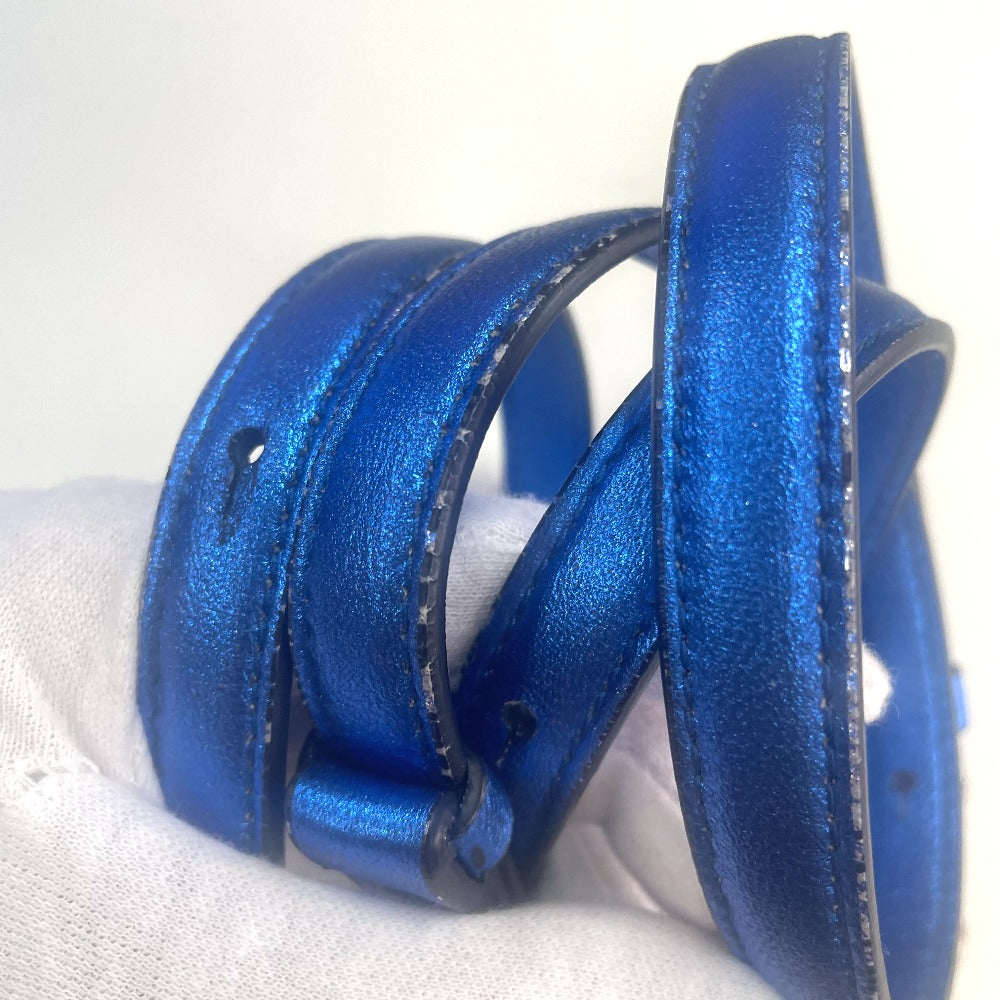 Maison Margiela 5AC カバン 2WAYバッグ ハンドバッグ 斜め掛け ショルダーバッグ レザー レディース ガンメタ ブルー