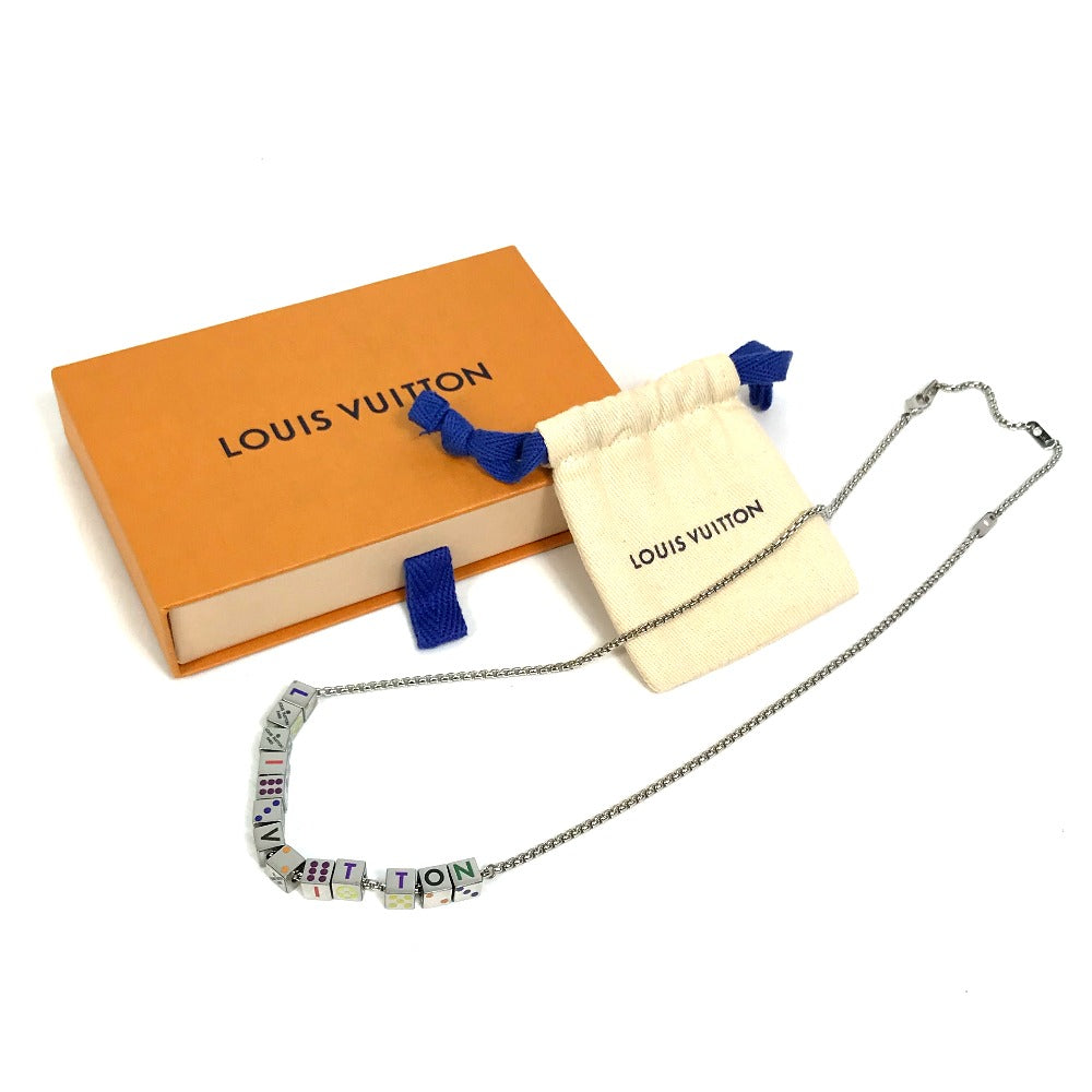 LOUIS VUITTON M68873 アクセサリー/ロゴ コリエ LVプレイイット ファッション小物 ネックレス メタル ユニセックス シルバー