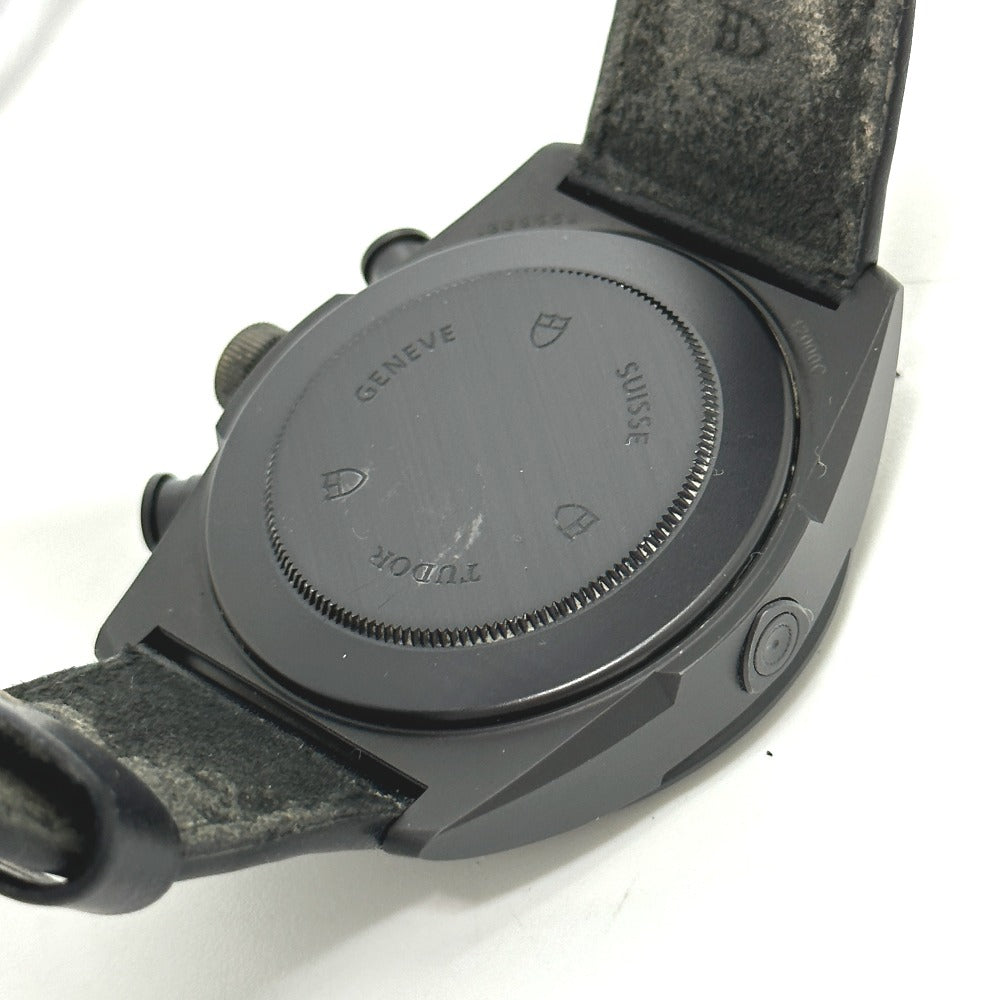 TUDOR 42000CN ファストライダー ブラックシールド 自動巻き デイト 腕時計 ブラックセラミック メンズ ブラック