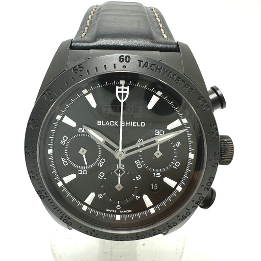 TUDOR 42000CN Fastrider Black Shield Automatic Date Watch, Black Ceramic, Men's, Black