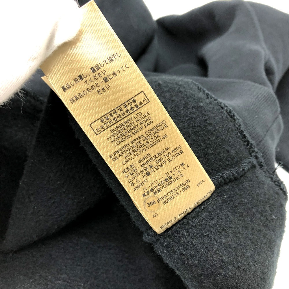 BURBERRY 8008215 チェック トレーナー 長袖 トップス アパレル スウェット コットン レディース ブラック - brandshop-reference