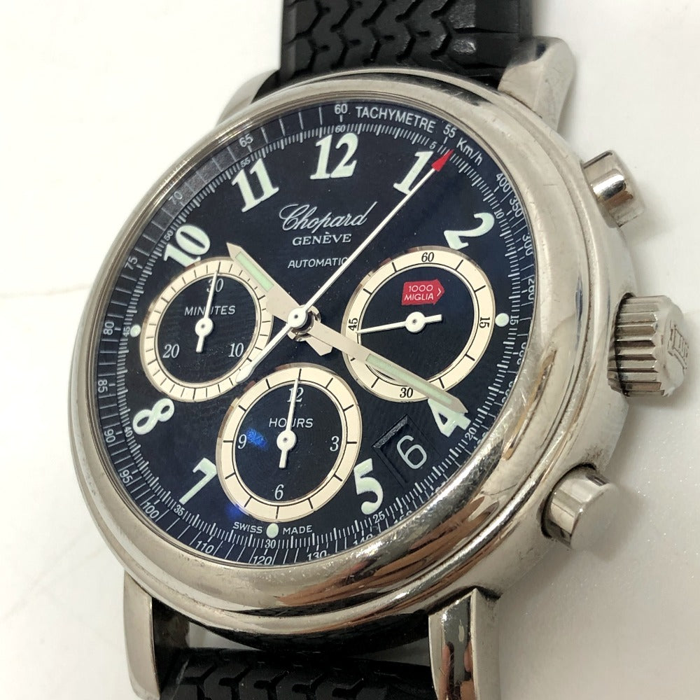 Chopard 8331 ミッレリア クロノグラフ 自動巻き 腕時計 時計 ウォッチ 腕時計 SS メンズ シルバー