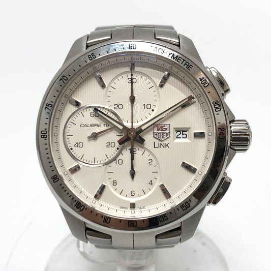 TAG HEUER CAT2011 リンク キャリバー16 クロノグラフ 自動巻き 腕時計 時計 腕時計 SS メンズ - brandshop-reference