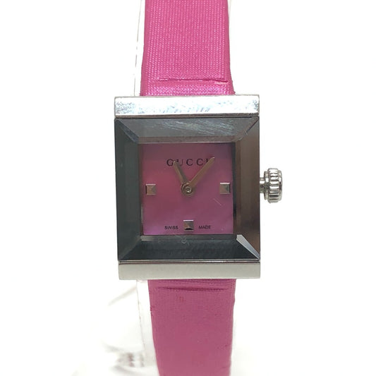 GUCCI 128.5 ピンクシェル クォーツ 腕時計 時計 ウォッチ 腕時計 SS レディース - brandshop-reference