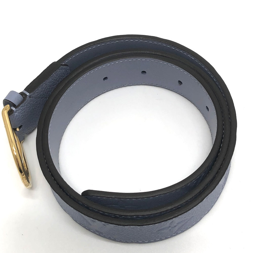 LOUIS VUITTON M9580W モノグラムアンプラント サンチュール・グラシューズ ズボン用ベルト ベルト モノグラムアンプラントレザー レディース リラ ブルー