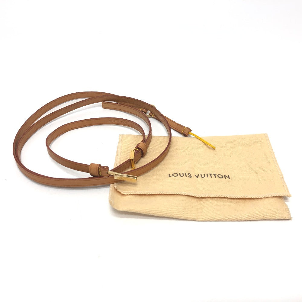 LOUIS VUITTON Strap Shoulder Belt, Women's, Natural Leather, Beige