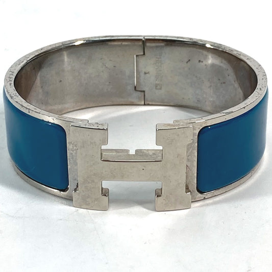 HERMES Accessories Bracelet Click Clack GM Bangle Metal Women's Blue