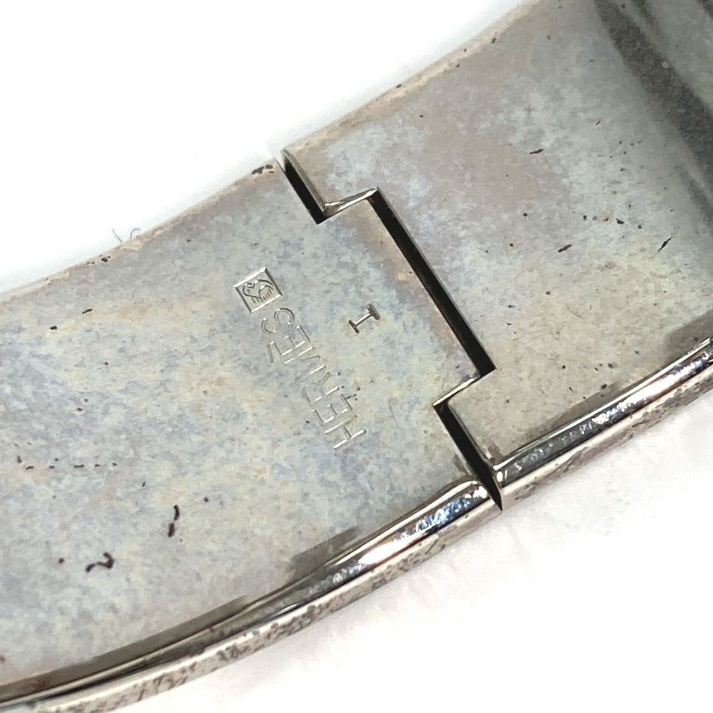 HERMES Accessories Bracelet Click Clack GM Bangle Metal Women's Blue