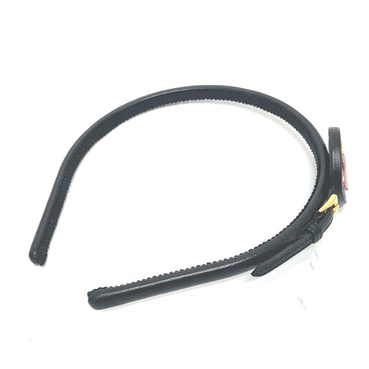 PRADA 7WN ウィッチモチーフ ヘアアクセサリー アクセサリー 小物 カチューシャ レザー レディース - brandshop-reference