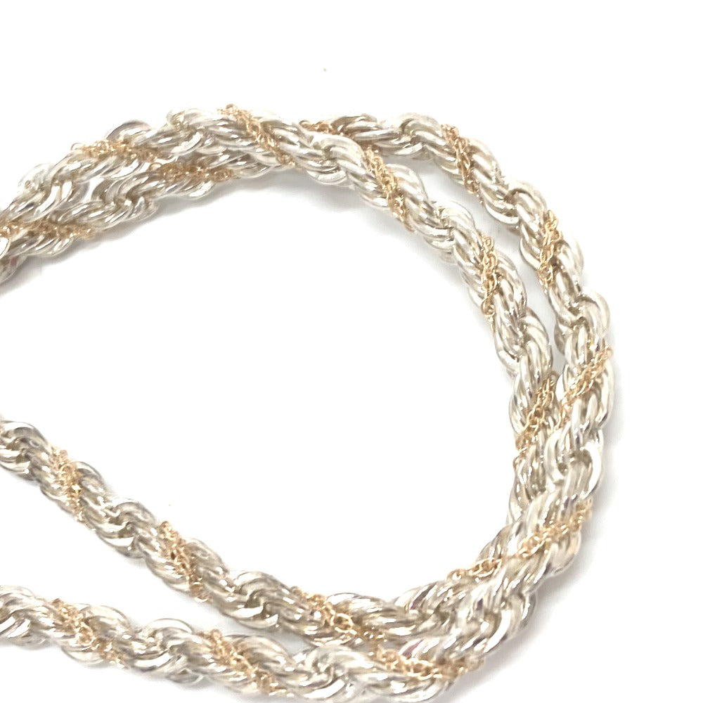 TIFFANY&Co. コンビ ツイスト チェーン ネックレス 小物 アクセサリー ネックレス K18YG/SV925 レディース シルバー×ゴールド - brandshop-reference