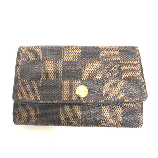 LOUIS VUITTON N62630 ミュルティクレ6 6連キーケース 小物 キーケース ダミエキャンバス ユニセックス エベヌ ブラウン