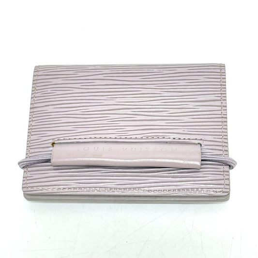 LOUIS VUITTON M6367B ポルトカルトトランスポート 名刺入れ 小物 二つ折り カードケース エピレザー レディース ライラック