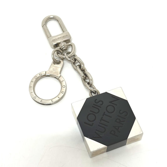 LOUIS VUITTON M66356 ポルト・クレ_ダミエ・エベヌ キーホルダー キーチャーム バッグチャーム プラスチック レディース ブラック