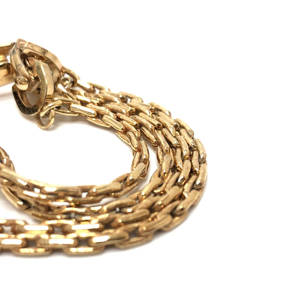 Dior bag motif chain necklace GP women's gold