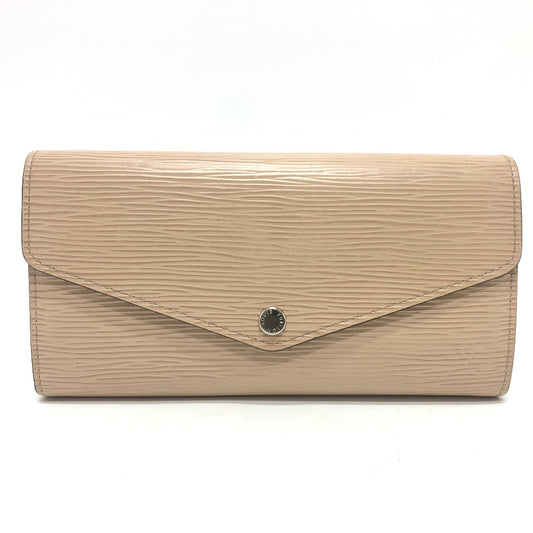 LOUIS VUITTON M60724 ポルトフォイユサラ 財布 ウォレット フラップ 長財布 エピレザー レディース デュンヌ シルバー金具 - brandshop-reference
