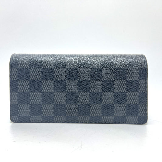 LOUIS VUITTON N62655 ポルトフォイユブラザ 2つ折り ウォレット 長財布 ダミエグラフィットキャンバス メンズ ブラック
