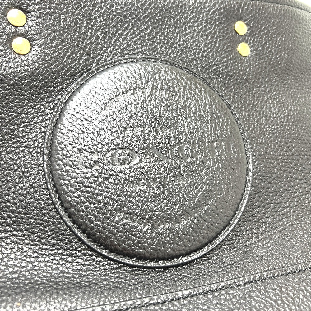 COACH C2004 デンプシー キャリーオール ウィズ パッチ トートバッグ 2WAY カバン バッグ ハンドバッグ レザー レディース ブラック