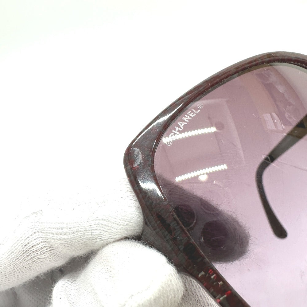 CHANEL 5267-A ココマーク めがね メガネ アイウェア 眼鏡 サングラス プラスチック レディース パープル系