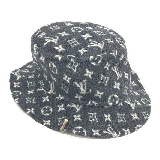 LOUIS VUITTON M76742 Bob Carry On Apparel Hat, Bucket Hat, Wool, Women's, Black