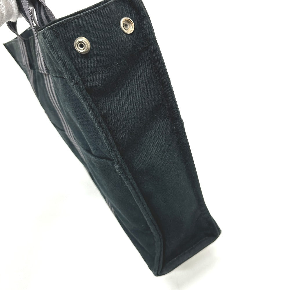 HERMES フールトゥトートMM カバン トートバッグ キャンバス レディース ブラック