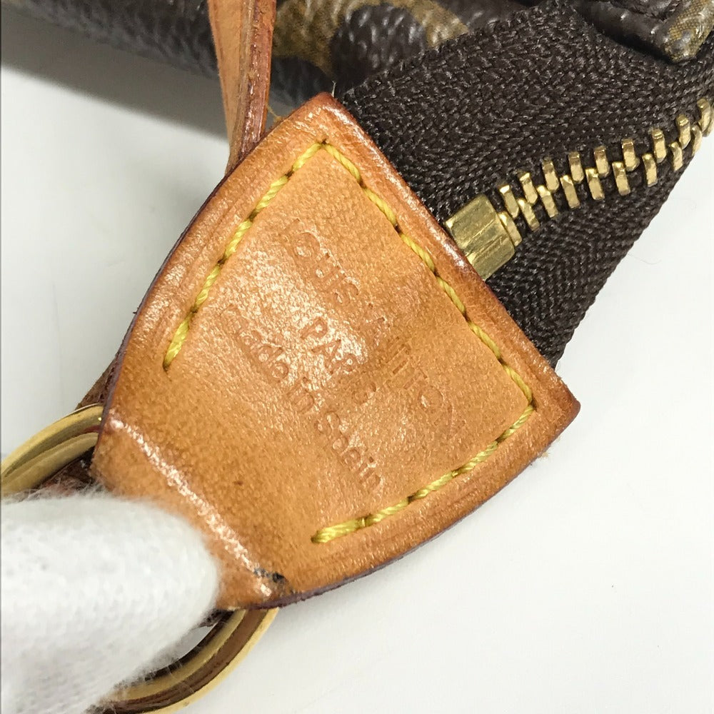 LOUIS VUITTON M48615 モノグラムローズ バラ 薔薇 ポシェットアクセソワール カバン ハンドバッグ ショルダーバッグ ポーチ モノグラムキャンバス レディース ブラウン