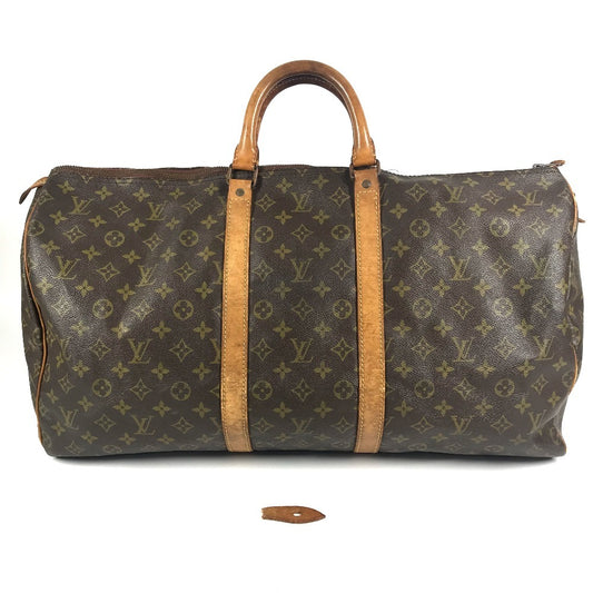 LOUIS VUITTON M41424 モノグラム キーポル55 キーポル 55 デベソ 旧型 カバン ハンドバッグ 旅行バッグ トラベルバッグ ボストンバッグ モノグラムキャンバス ユニセックス ブラウン
