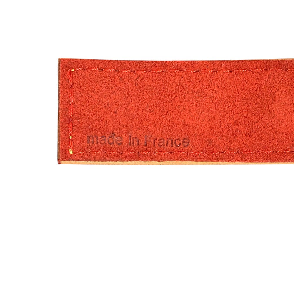 LOUIS VUITTON Accessory Bangle JAPAN 2010 Limited Edition Not for Sale Novelty Bracelet Vachetta Leather Unisex Beige