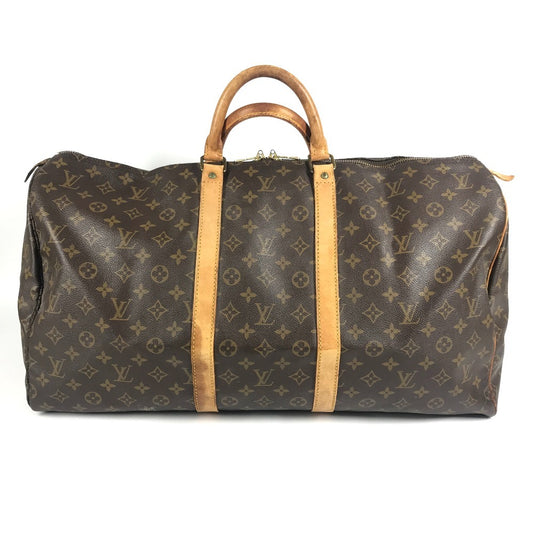 LOUIS VUITTON M41424 モノグラム キーポル55 キーポル 55 カバン ハンドバッグ 旅行バッグ トラベルバッグ ボストンバッグ モノグラムキャンバス ユニセックス ブラウン