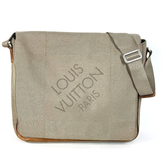 LOUIS VUITTON M93031 Damier Geant Messager bag flap crossbody Shoulder Bag Damier GeantCanvas Sable khaki Used