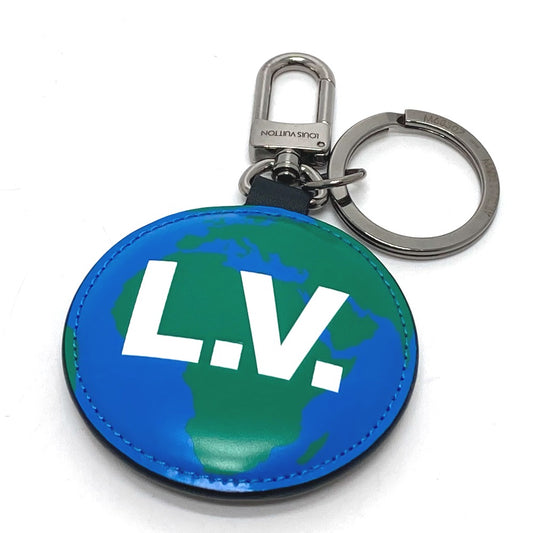 LOUIS VUITTON M68307 Monogram Porte-Clés Padded Charm Key Ring Keychain Monogram Canvas Men's Brown x Blue