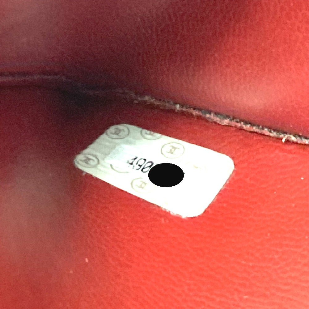 CHANEL CC ココマーク バニティバッグ ハンドバッグ カバン 2WAYバッグ ショルダーバッグ キャビアスキン レディース レッド - brandshop-reference