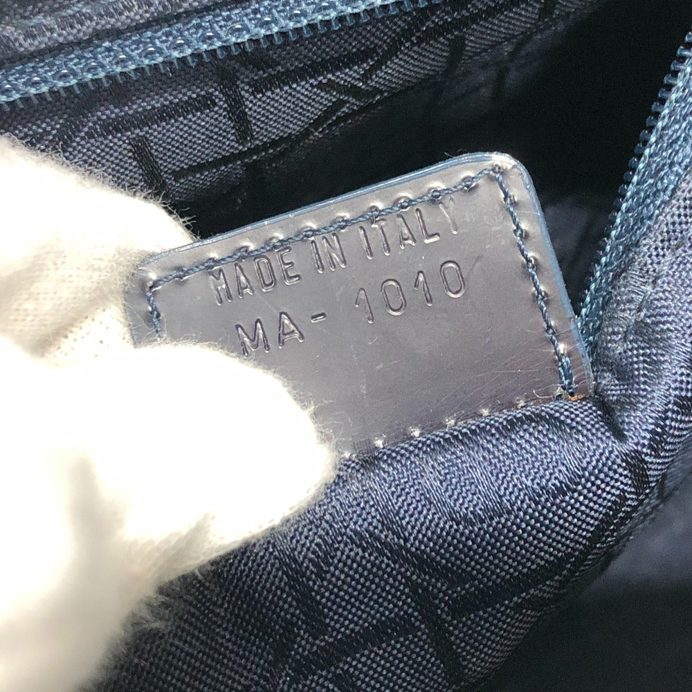 Dior Cannage Lady Dior Medium 2-Way Shoulder Bag, Tote Bag, Handbag, Canvas, Women's, Blue